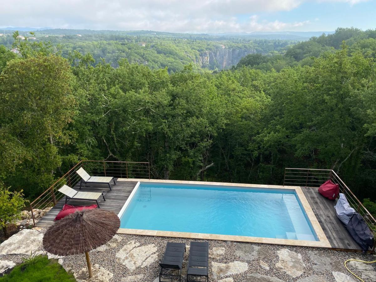 Gites Des Falaises De La Beaume Labeaume Kültér fotó